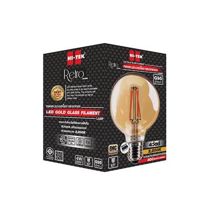 หลอด LED HI-TEK FILAMENT G95 4 วัตต์ WARMWHITE E27_1