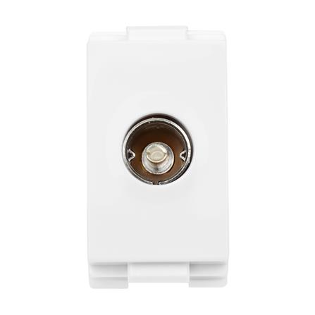 เต้ารับโทรทัศน์ 75 โอห์ม HACO TJ-W8201TV สีขาว