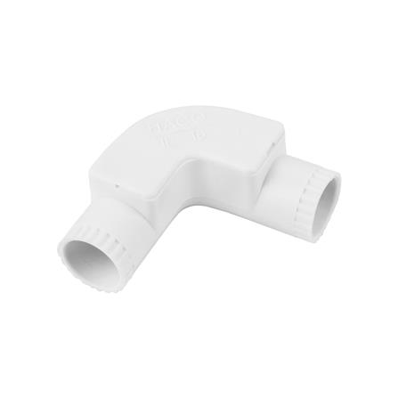 ข้องอ 90 ฝาเปิด PVC HACO 16 มม. สีขาว_1