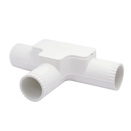 ข้อต่อ 3 ทาง 16 มม. HACO สีขาว