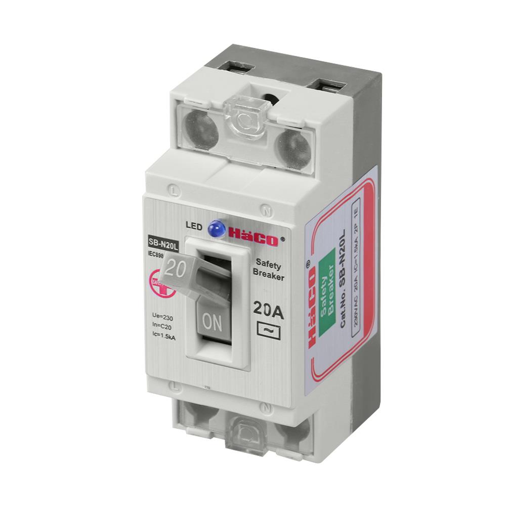 เซฟตี้เบรกเกอร์ 20 แอมป์ 1 เฟส HACO SB