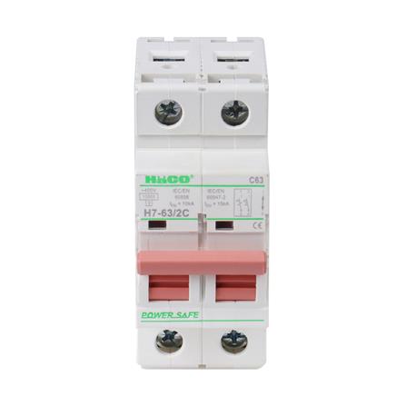 เซอร์กิตเบรกเกอร์ 63 แอมป์ 2โพล 1 เฟส HACO รุ่น H7