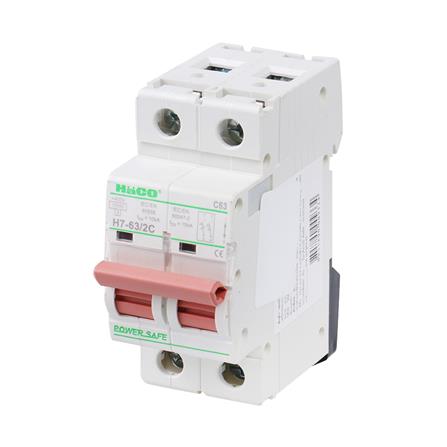 เซอร์กิตเบรกเกอร์ 63 แอมป์ 2โพล 1 เฟส HACO รุ่น H7_1