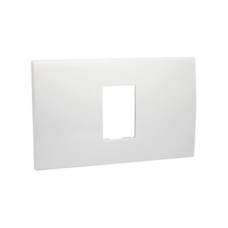 หน้ากาก 1 ช่อง HACO W1111-H สีขาว_1