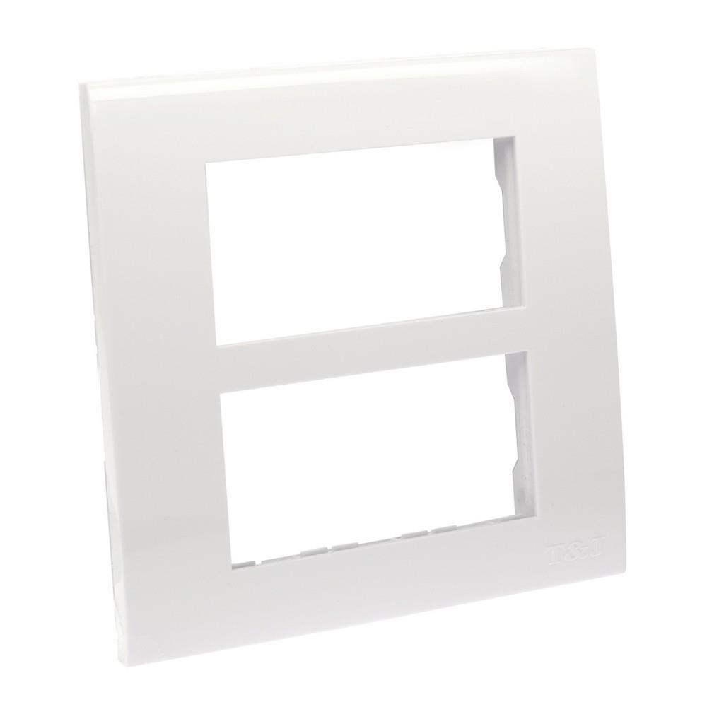 หน้ากาก 6 ช่อง HACO W1106-H สีขาว