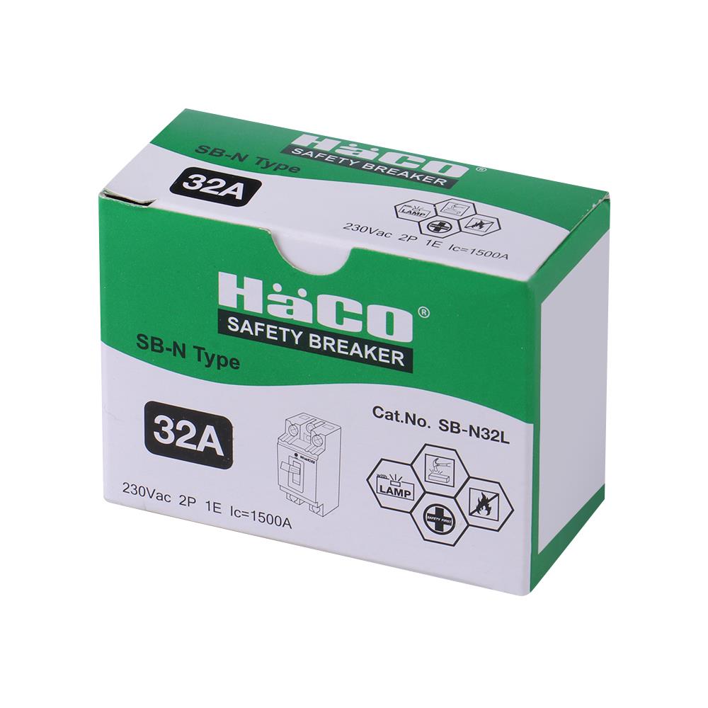 เซฟตี้เบรกเกอร์ 32 แอมป์ 1 เฟส HACO SB