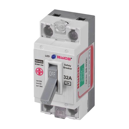เซฟตี้เบรกเกอร์ 32 แอมป์ 1 เฟส HACO SB_1