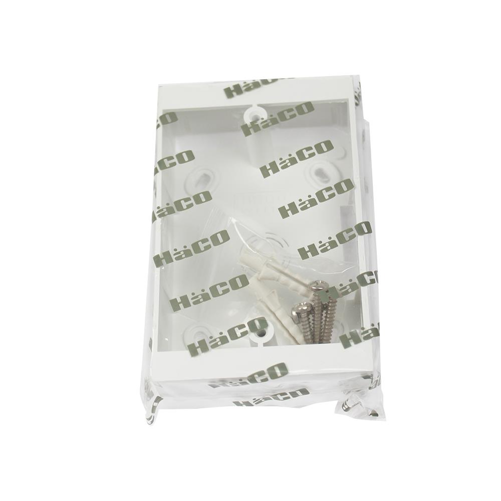 กล่องลอย HACO W111A 2x4 นิ้ว สีขาว