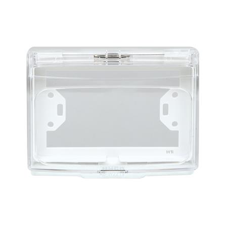 หน้ากากกันน้ำ HACO 3 ช่อง A8-W221V สีขาวใส