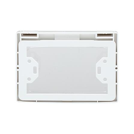 หน้ากากกันน้ำ HACO 3 ช่อง A8-W221V สีขาวใส_2