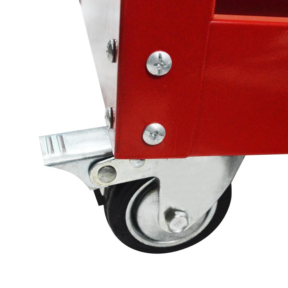 รถเข็นเครื่องมือช่าง แบบไม่มีลิ้นชัก 79x36x77 ซม. สีแดง