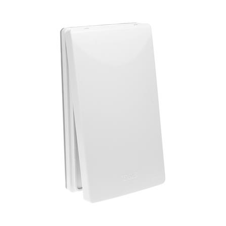 หน้ากากกันน้ำ HACO 3 ช่อง TJ-W120 สีขาว_0