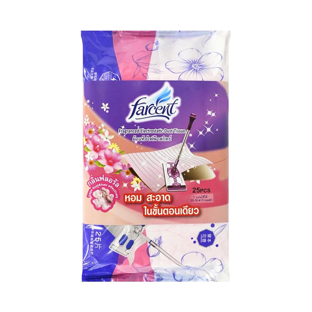 อะไหล่ผ้าไมโครไฟเบอร์ FARCENT W-702 P กลิ่นฟลอรัล 25 แผ่น