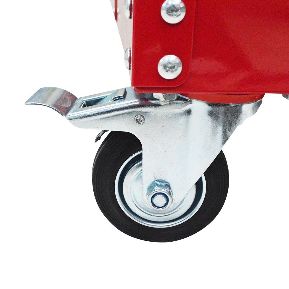 รถเข็นเครื่องมือช่างแบบมีลิ้นชัก DT-234 สีแดง