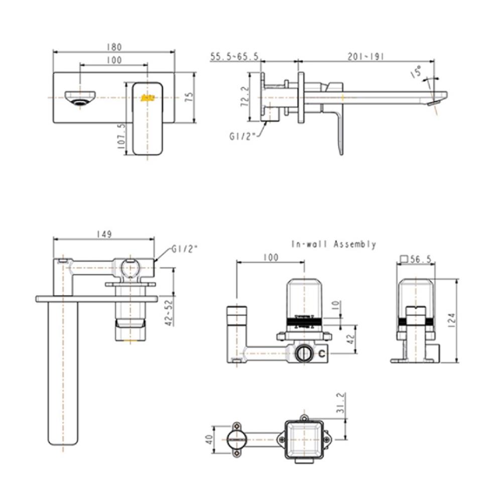 ก๊อกอ่างล้างหน้าผสม AMERICAN STANDARD A-1304-120