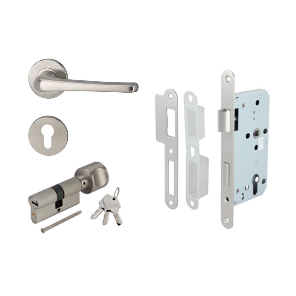 มือจับก้านโยกห้องทั่วไป MORTISE  HAFELE 499.10.120 สีสเตนเลส