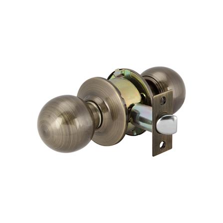 ลูกบิดประตูทางผ่าน หัวกลม HAFELE 489.93.123 สีทองเหลืองรมดำ_0