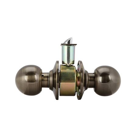 ลูกบิดประตูทางผ่าน หัวกลม HAFELE 489.93.123 สีทองเหลืองรมดำ_2