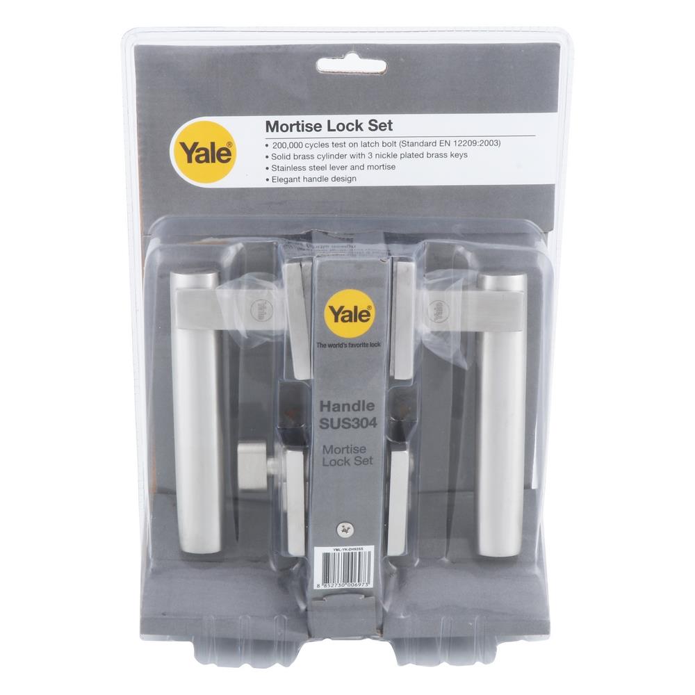 มือจับก้านโยกห้องทั่วไป MORTISE  YALE YML YK DH92SS สีสเตนเลส