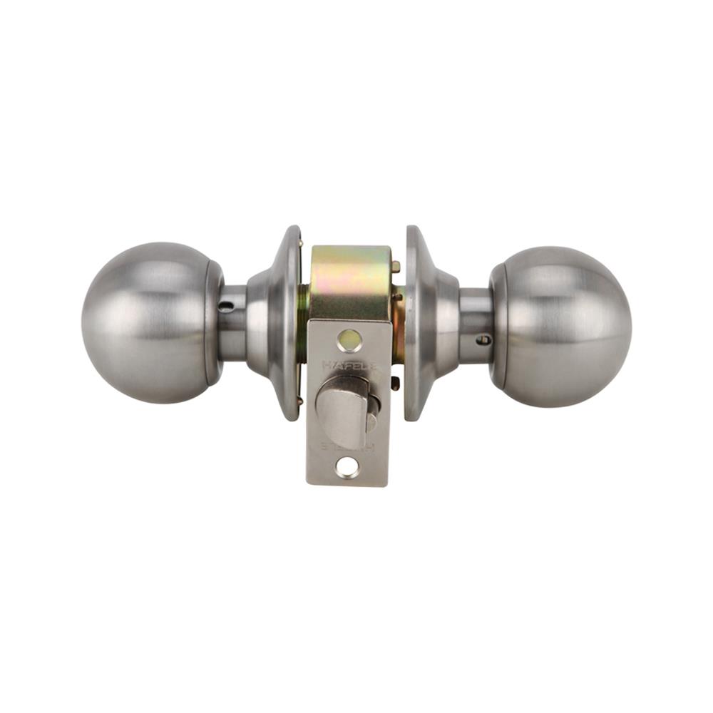 ลูกบิดประตูทางผ่าน หัวกลม HAFELE 489.93.120 สีสเตนเลส