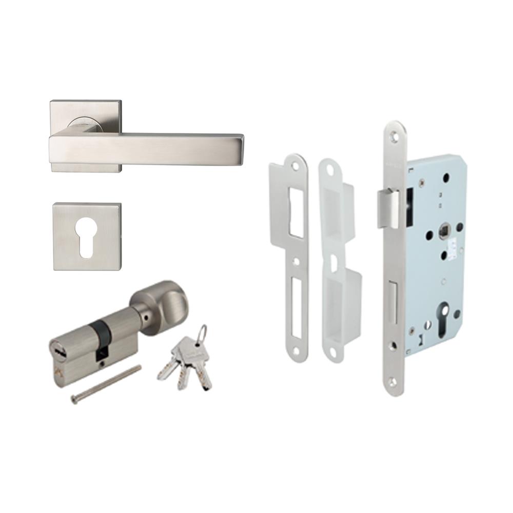 มือจับก้านโยกห้องทั่วไป MORTISE  HAFELE 499.10.122 สีสเตนเลส