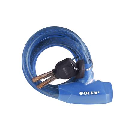กุญแจจักรยาน SOLEX 3310 สีน้ำเงิน