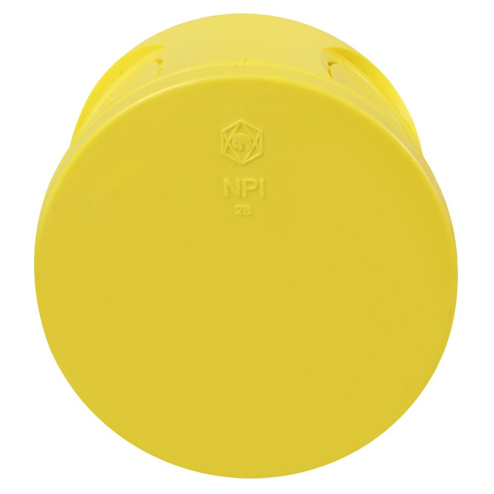 กล่องพักสายกลม PVC SCG สีเหลือง