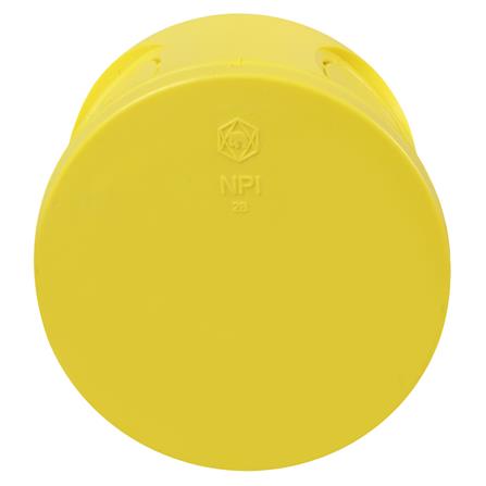 กล่องพักสายกลม PVC SCG สีเหลือง_2