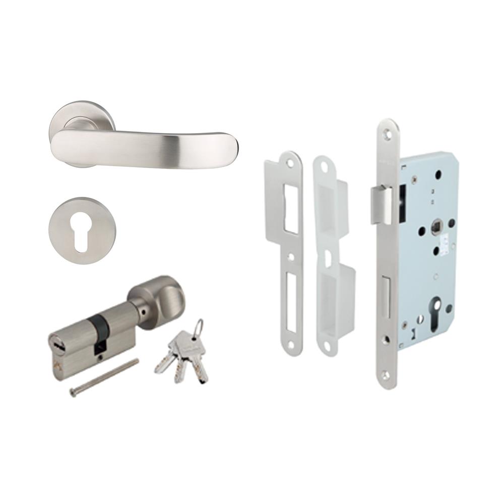 มือจับก้านโยกห้องทั่วไป MORTISE  HAFELE 499.10.121 สีสเตนเลส