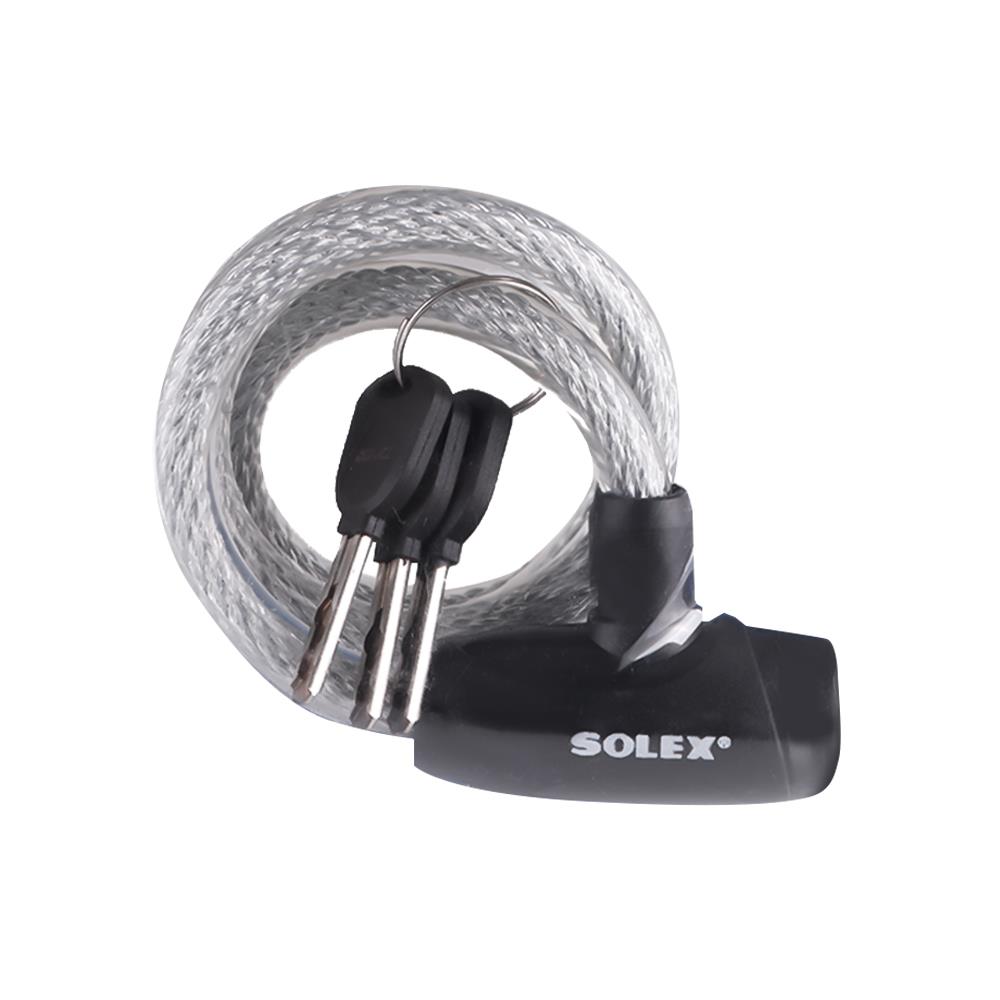 กุญแจจักรยาน SOLEX 3310 สีดำ
