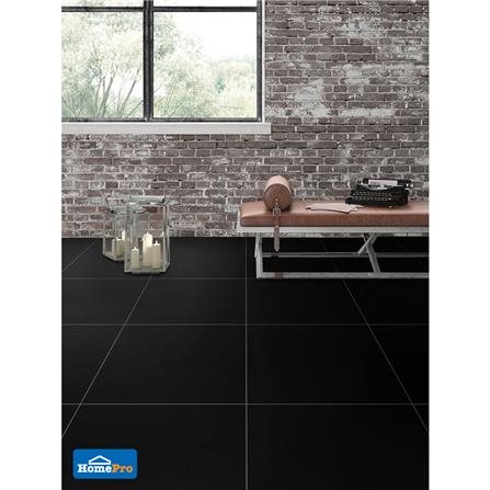 กระเบื้องพื้นพอร์ซเลน 60x60 ซม. ทริปเปิ้ล แบล็ค 1.44M2_2
