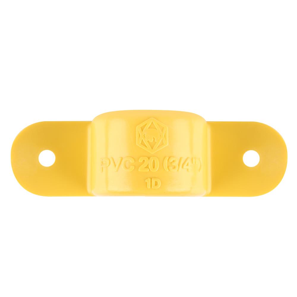 แคลมป์จับท่อ ตราช้างNPI 3/4 นิ้ว สีเหลือง