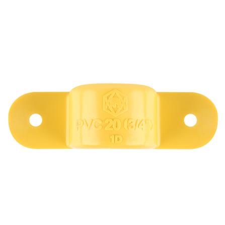 แคลมป์จับท่อ ตราช้างNPI 3/4 นิ้ว สีเหลือง_1