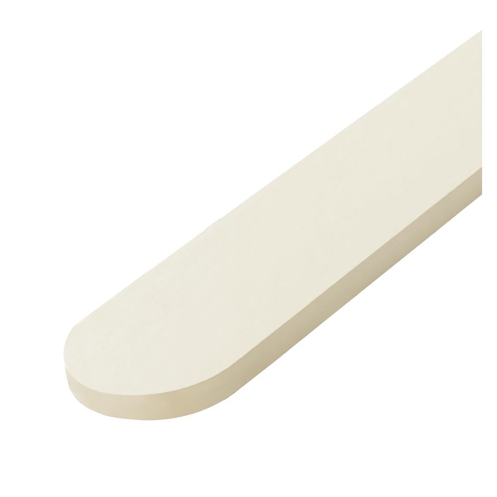 ไม้รั้ว SHERA คลาสสิกผิวเรียบ 10X100X1.6 ซม สีขาวปะการัง