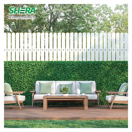 ไม้รั้ว SHERA คลาสสิกผิวเรียบ 10X100X1.6 ซม สีขาวปะการัง_2