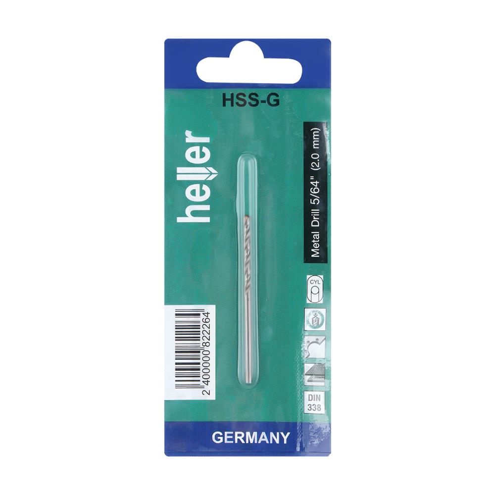 ดอกเจาะเหล็ก HELLER HIGH SPEED 5/64 นิ้ว