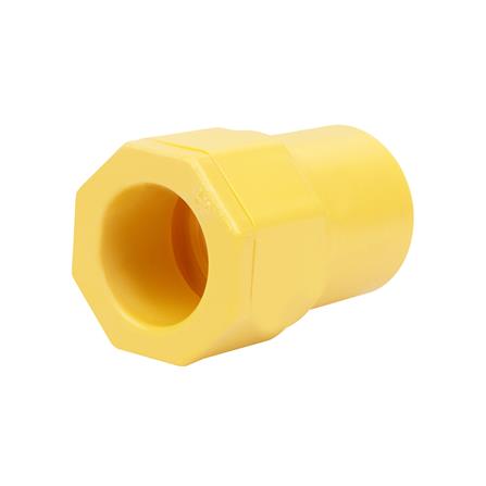ข้อต่อเข้ากล่อง PVC ตราช้างNPI 1/2 นิ้ว สีเหลือง