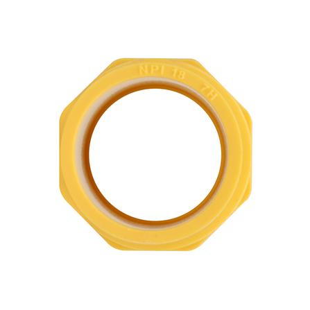 ข้อต่อเข้ากล่อง PVC ตราช้างNPI 1/2 นิ้ว สีเหลือง_2