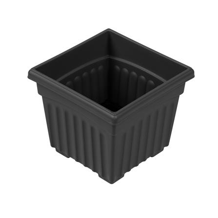 กระถางพลาสติก BABA BI-SQ-150 สี CHARCOAL_1