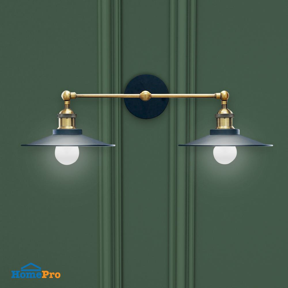 ไฟกิ่งภายใน CARINI MB2860-2 สีดำ 2 หัว