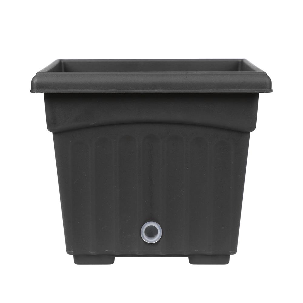 กระถางพลาสติก BABA 200 สี CHARCOAL