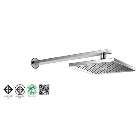 ฝักบัวก้านแข็งพร้อมก้าน COTTO OH Z95 สีโครม_5