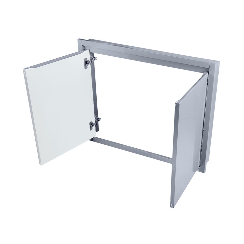 บานซิงค์คู่ CABIN HI-GlOSS 83x65 ซม. สีเทา