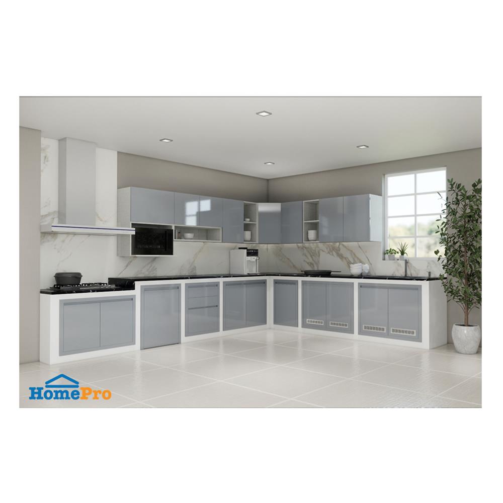 บานซิงค์คู่ CABIN HI-GlOSS 83x65 ซม. สีเทา