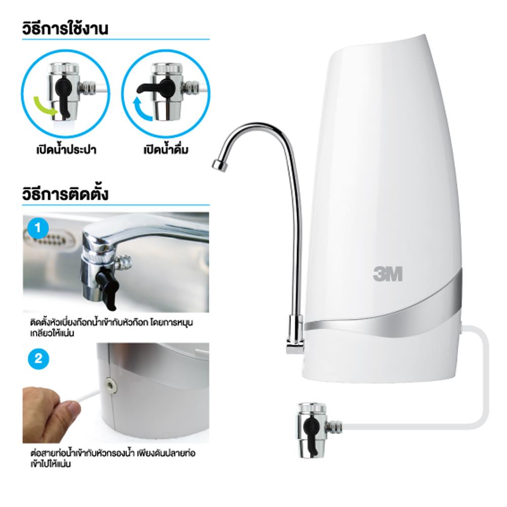 เครื่องกรองน้ำดื่ม 3M COUNTERTOP