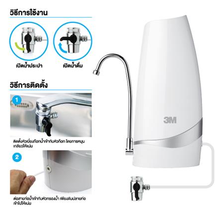 เครื่องกรองน้ำดื่ม 3M COUNTERTOP_2