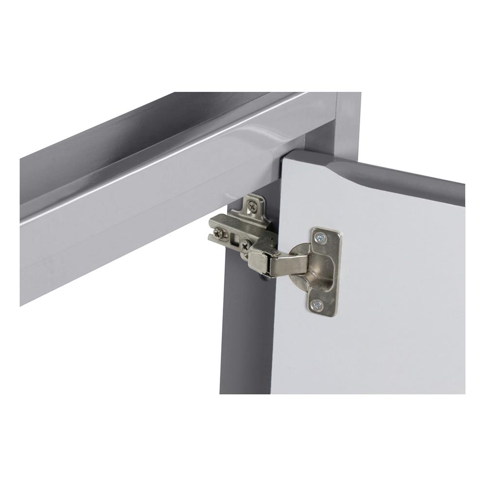 บานซิงค์เดี่ยว CABIN HI-GLOSS 43x65 ซม. สีเทา