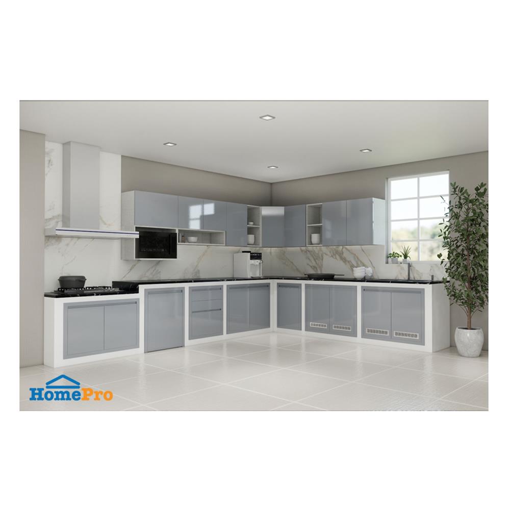 บานซิงค์เดี่ยว CABIN HI-GLOSS 43x65 ซม. สีเทา