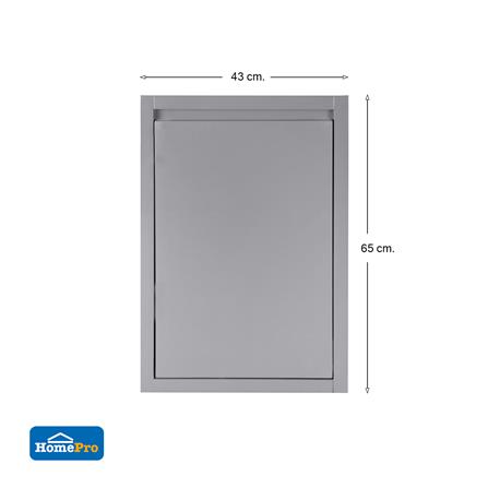 บานซิงค์เดี่ยว CABIN HI-GLOSS 43x65 ซม. สีเทา_6