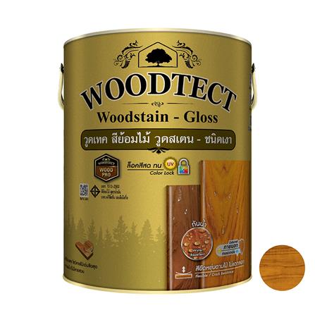 สีย้อมไม้ ชนิดเงา WOODTECT 106 สีสักล้านนา 1 แกลลอน_0